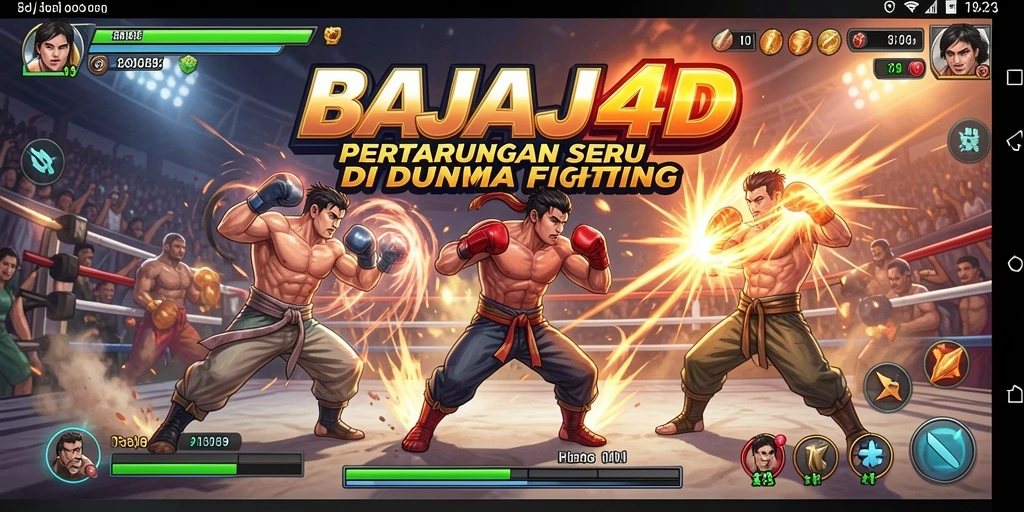 Tangkapan layar menunjukkan aksi pertarungan seru di BAJAJ4D.