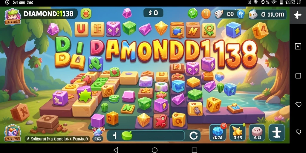 Tampilan gameplay Puzzle DIAMOND138 yang menarik dan menantang.