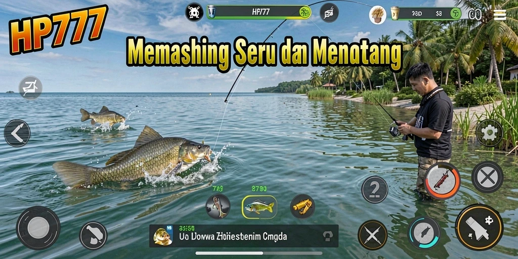 Gameplay HP777 yang seru dengan pengalaman memancing yang nyata.
