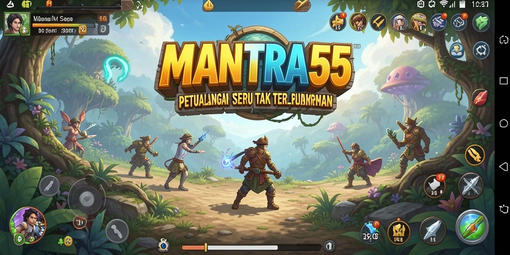 Gameplay seru di dalam dunia petualangan MANTRA55.