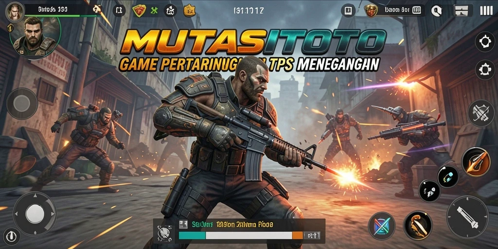 Gameplay seru dalam pertempuran TPS yang mendebarkan.