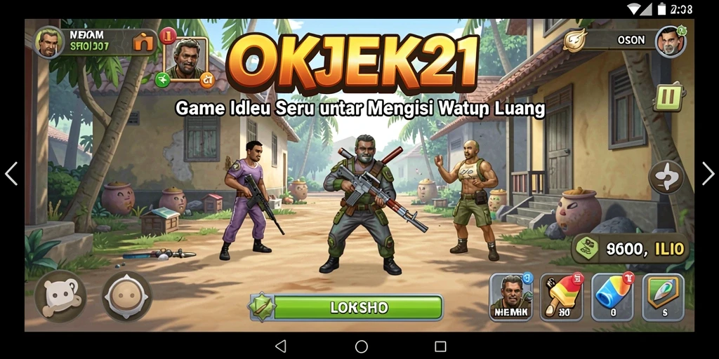 Tampilan gameplay <strong>OKJEK21</strong> yang menggoda dan menyenangkan.