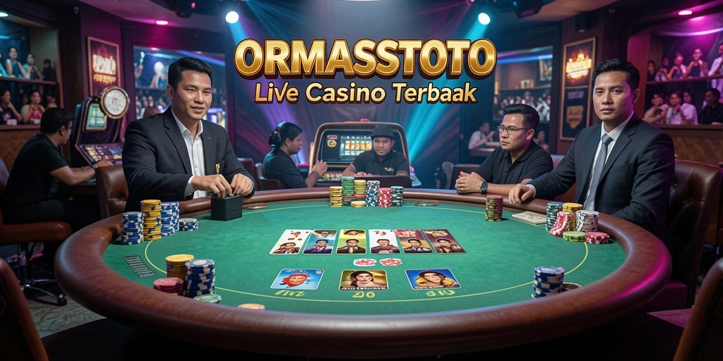 Tampilan gameplay Live Casino yang realistis dan mendebarkan di ORMASSTOTO.