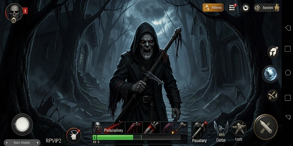 Screenshot dari gameplay RPVIP2 yang penuh ketegangan.