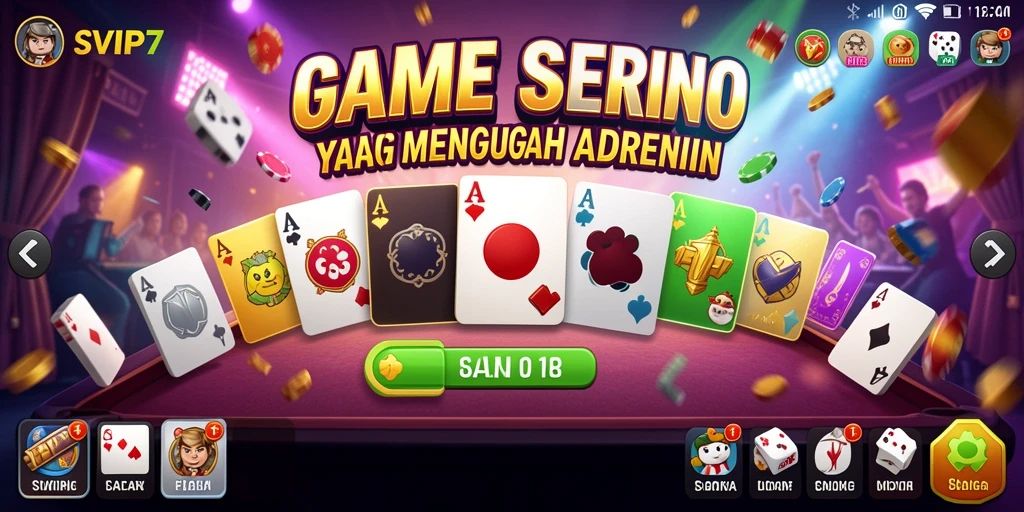 Screenshot gameplay <strong>SVIP7</strong> dalam aksi domino yang seru.