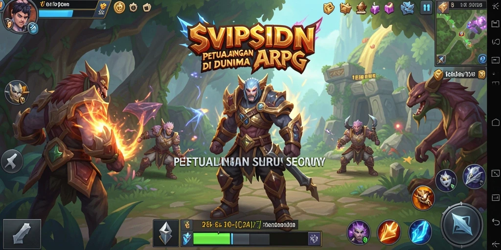 Tampilan gameplay seru dan dinamis dalam SVIPSIDN.
