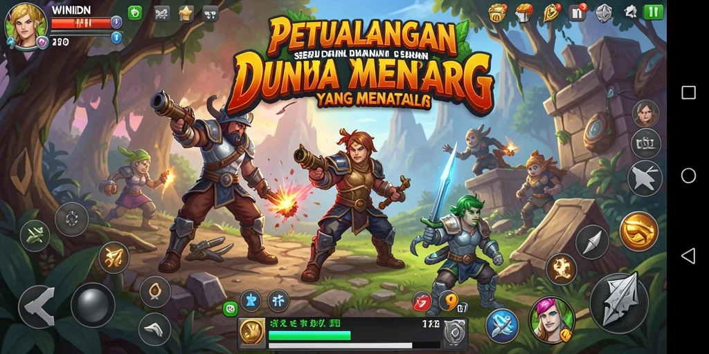 Tampilan luar biasa dalam gameplay WINIDN yang memikat.